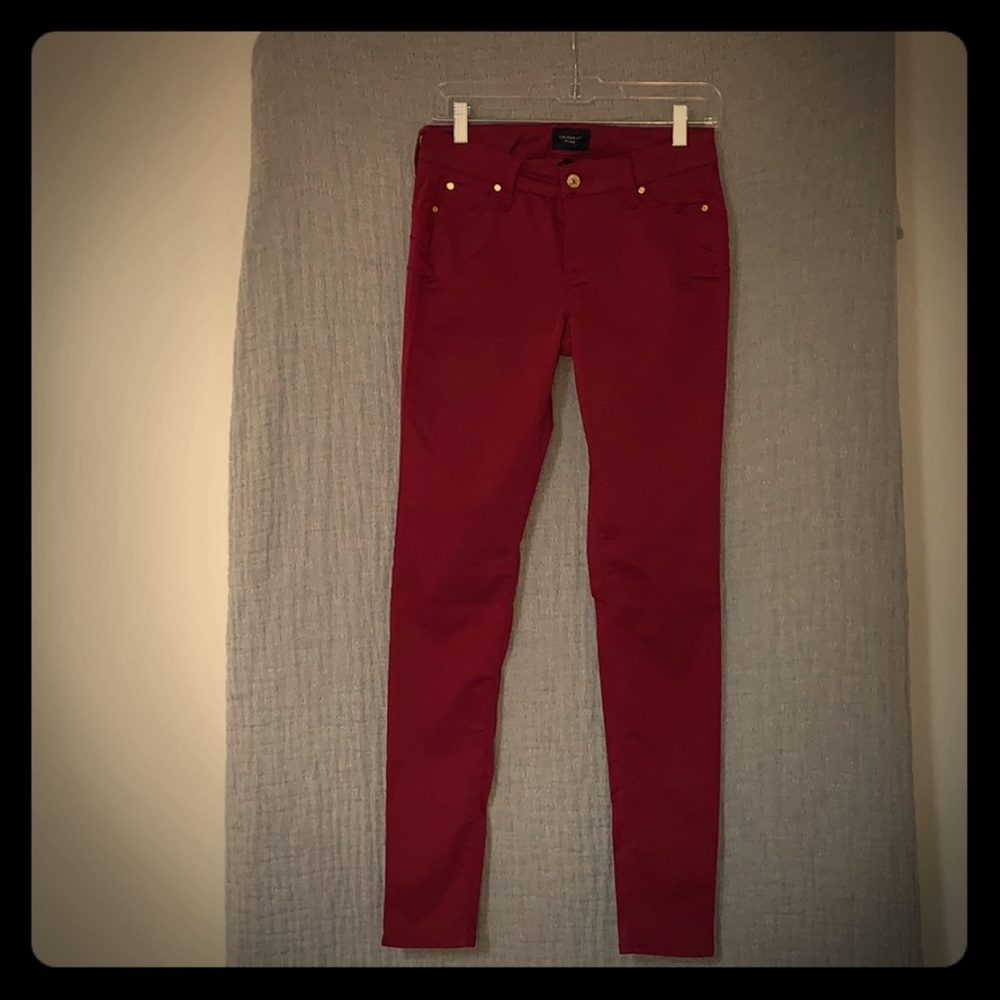 Red pair of Celebrity Pink  jeans